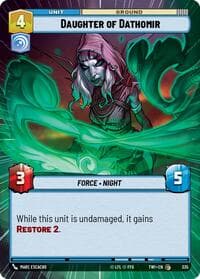 Daughter of Dathomir (Hyperspace) - Twilight of the Republic - Star Wars: Unlimited card