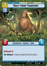 Multi-Troop Transport (Hyperspace) - Twilight of the Republic - Star Wars: Unlimited card