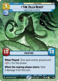 The Zillo Beast - Awoken From The Depths (Hyperspace) - Twilight of the Republic - Star Wars: Unlimited card