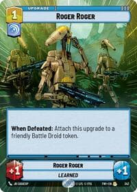 Roger Roger (Hyperspace) - Twilight of the Republic - Star Wars: Unlimited card