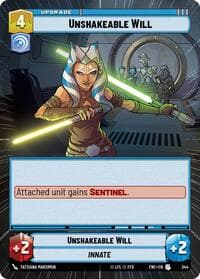 Unshakeable Will (Hyperspace) - Twilight of the Republic - Star Wars: Unlimited card