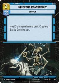 Grievous Reassembly (Hyperspace) - Twilight of the Republic - Star Wars: Unlimited card