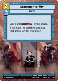 Guarding the Way (Hyperspace) - Twilight of the Republic - Star Wars: Unlimited card