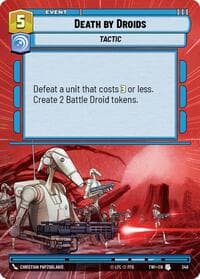 Death by Droids (Hyperspace) - Twilight of the Republic - Star Wars: Unlimited card