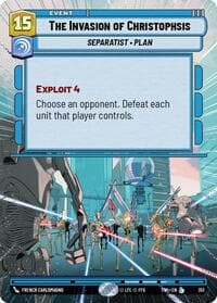 The Invasion of Christophsis (Hyperspace) - Twilight of the Republic - Star Wars: Unlimited card