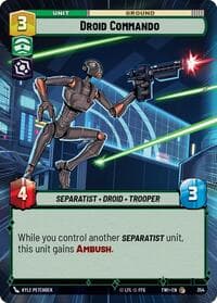 Droid Commando (Hyperspace) - Twilight of the Republic - Star Wars: Unlimited card