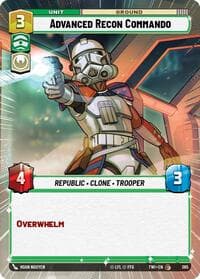 Advanced Recon Commando (Hyperspace) - Twilight of the Republic - Star Wars: Unlimited card