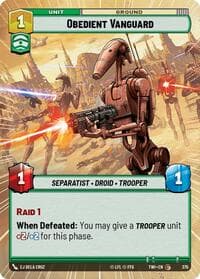 Obedient Vanguard (Hyperspace) - Twilight of the Republic - Star Wars: Unlimited card