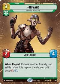 Huyang - Enduring Instructor (Hyperspace) - Twilight of the Republic - Star Wars: Unlimited card