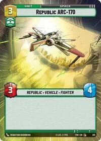 Republic ARC-170 (Hyperspace) - Twilight of the Republic - Star Wars: Unlimited card