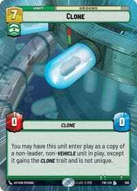 Clone (Hyperspace) - Twilight of the Republic - Star Wars: Unlimited card