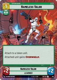Nameless Valor (Hyperspace) - Twilight of the Republic - Star Wars: Unlimited card