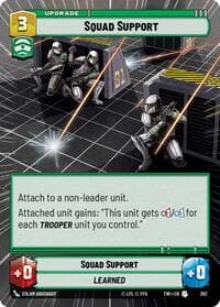 Squad Support (Hyperspace) - Twilight of the Republic - Star Wars: Unlimited card