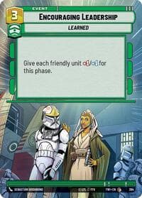 Encouraging Leadership (Hyperspace) - Twilight of the Republic - Star Wars: Unlimited card