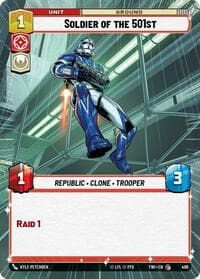 Soldier of the 501st (Hyperspace) - Twilight of the Republic - Star Wars: Unlimited card