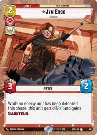 Jyn Erso - Stardust (Hyperspace) - Twilight of the Republic - Star Wars: Unlimited card