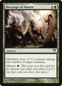 Blessings of Nature - Avacyn Restored - Magic: The Gathering card