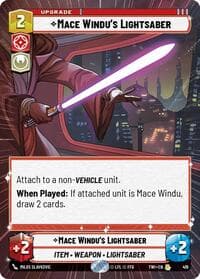 Mace Windu's Lightsaber (Hyperspace) - Twilight of the Republic - Star Wars: Unlimited card
