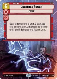 Unlimited Power (Hyperspace) - Twilight of the Republic - Star Wars: Unlimited card