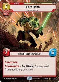 Kit Fisto - The Smiling Jedi (Hyperspace) - Twilight of the Republic - Star Wars: Unlimited card