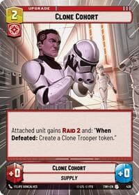 Clone Cohort (Hyperspace) - Twilight of the Republic - Star Wars: Unlimited card