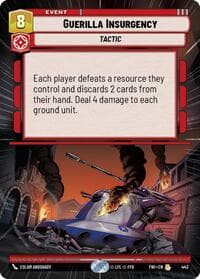 Guerilla Insurgency (Hyperspace) - Twilight of the Republic - Star Wars: Unlimited card