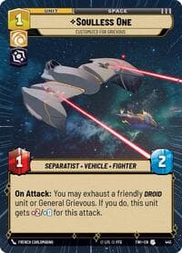 Soulless One - Customized for Grievous (Hyperspace) - Twilight of the Republic - Star Wars: Unlimited card