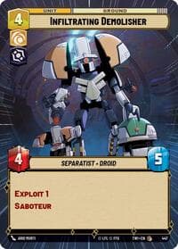 Infiltrating Demolisher (Hyperspace) - Twilight of the Republic - Star Wars: Unlimited card