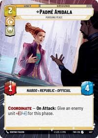 Padmé Amidala - Pursuing Peace (Hyperspace) - Twilight of the Republic - Star Wars: Unlimited card