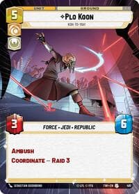 Plo Koon - Koh-to-yah! (Hyperspace) - Twilight of the Republic - Star Wars: Unlimited card