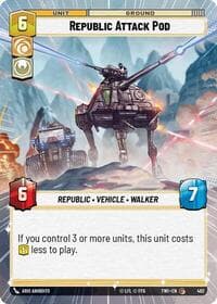 Republic Attack Pod (Hyperspace) - Twilight of the Republic - Star Wars: Unlimited card