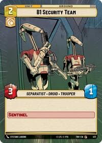 B1 Security Team (Hyperspace) - Twilight of the Republic - Star Wars: Unlimited card