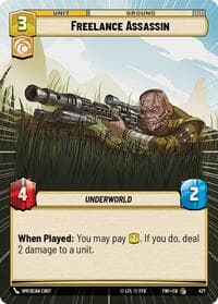 Freelance Assassin (Hyperspace) - Twilight of the Republic - Star Wars: Unlimited card