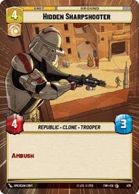Hidden Sharpshooter (Hyperspace) - Twilight of the Republic - Star Wars: Unlimited card