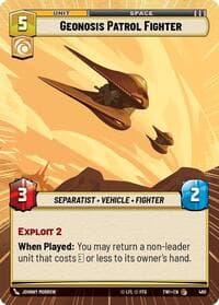 Geonosis Patrol Fighter (Hyperspace) - Twilight of the Republic - Star Wars: Unlimited card
