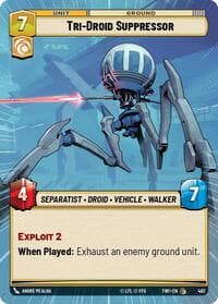 Tri-Droid Suppressor (Hyperspace) - Twilight of the Republic - Star Wars: Unlimited card