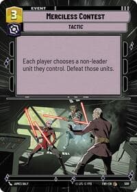 Merciless Contest (Hyperspace) - Twilight of the Republic - Star Wars: Unlimited card