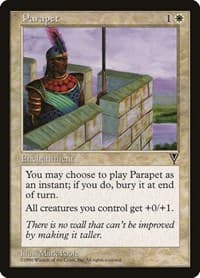 Parapet - Visions - Magic: The Gathering card