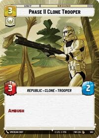 Phase II Clone Trooper (Hyperspace) - Twilight of the Republic - Star Wars: Unlimited card