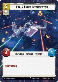 Eta-2 Light Interceptor (Hyperspace) - Twilight of the Republic - Star Wars: Unlimited card