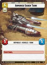 Armored Saber Tank (Hyperspace) - Twilight of the Republic - Star Wars: Unlimited card