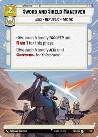 Sword and Shield Maneuver (Hyperspace) - Twilight of the Republic - Star Wars: Unlimited card