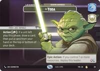 Yoda - Sensing Darkness (Showcase) - Twilight of the Republic - Star Wars: Unlimited card