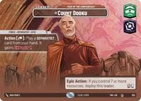 Count Dooku - Face of the Confederacy (Showcase) - Twilight of the Republic - Star Wars: Unlimited card