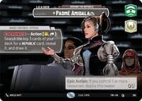 Padmé Amidala - Serving the Republic (Showcase) - Twilight of the Republic - Star Wars: Unlimited card