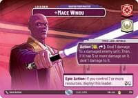 Mace Windu - Vaapad Form Master (Showcase) - Twilight of the Republic - Star Wars: Unlimited card