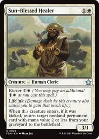 Sun-Blessed Healer - Foundations - Magic: The Gathering card