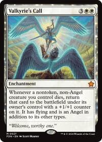 Valkyrie's Call - Foundations - Magic: The Gathering card