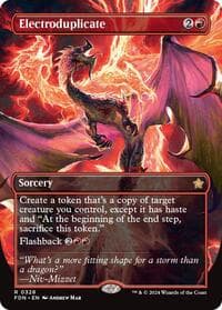 Electroduplicate (Borderless) - Foundations - Magic: The Gathering card