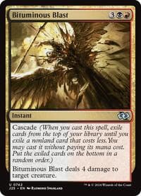 Bituminous Blast - Foundations Jumpstart - Magic: The Gathering card